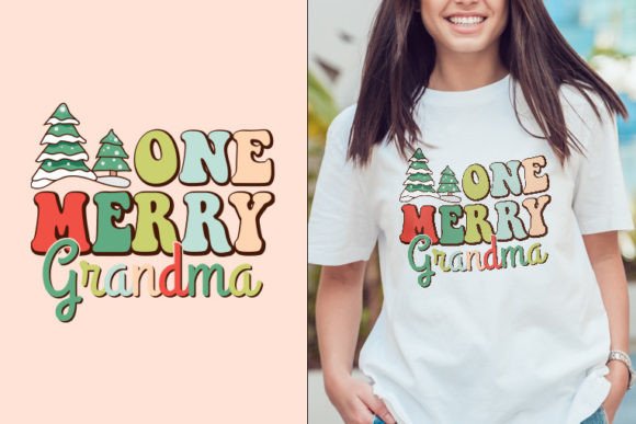 Grandma Retro Christmas SVG Design
