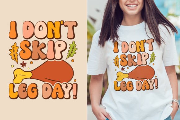 Leg Day Retro Thanksgiving SVG Design Review