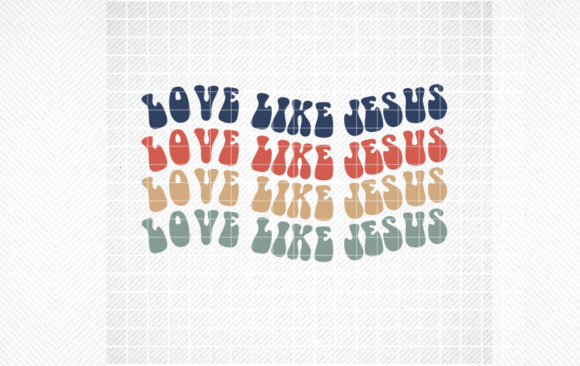 LOVE LIKE JESUS SUBLIMATION PNG, SVG PNG Review