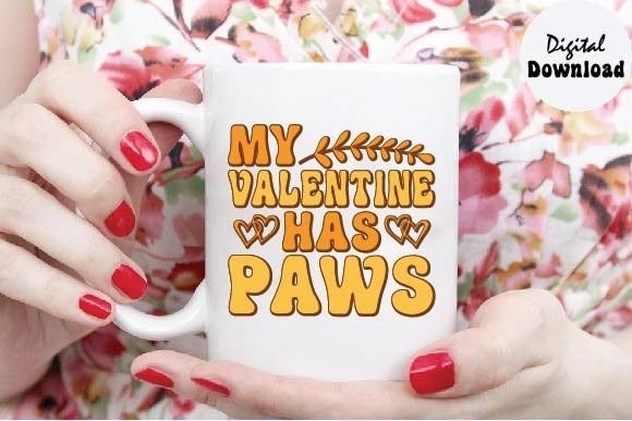My Valentine Has Paws Svg, Love Svg Review