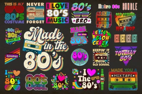 Retro 80s SVG Bundle Review