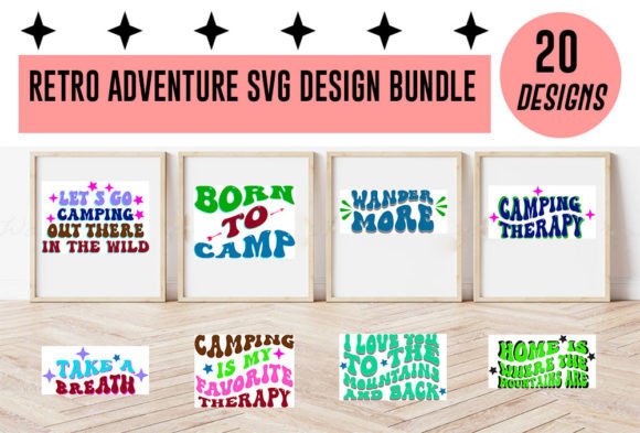 Retro Adventure SVG Design Bundle Review