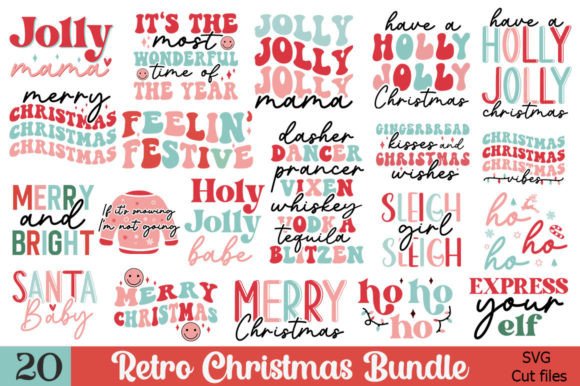 Retro Christmas Svg Bundle Review