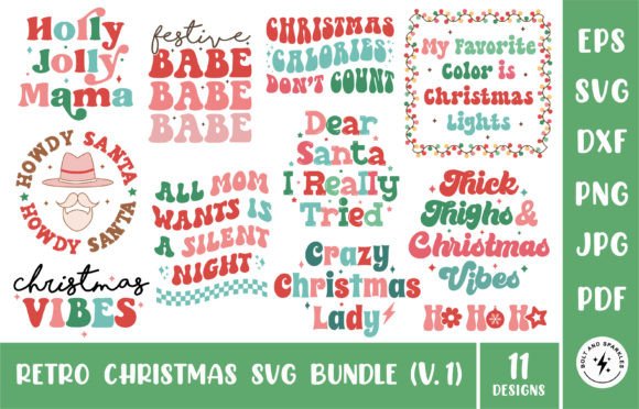 Retro Christmas SVG Bundle, Volume 1 Review