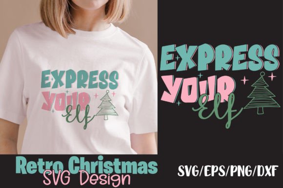 Retro Christmas Svg, Express Your Elf Review