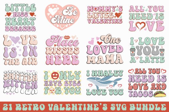 Retro Valentine S Svg Bundle Review