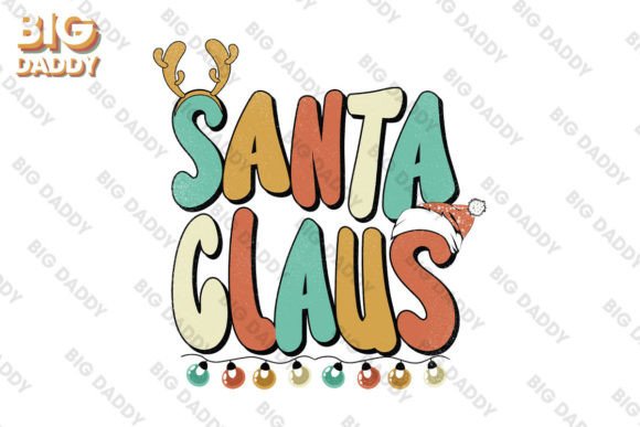 Santa Claus Retro Christmas SVG PNG Review