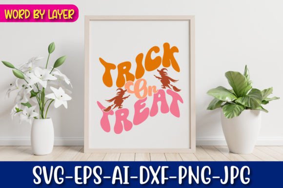 Trick or Treat Retro Halloween Graphic Review